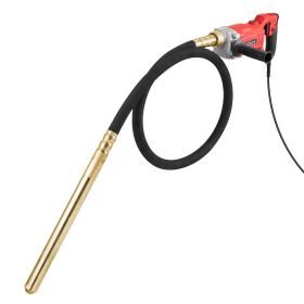 VEVOR Handheld Concrete Vibrator, 950W Electric Vibrator 13000 VPM, Electric Concrete Vibrating Tool With 6.6ft / 2m Shaft Rod
